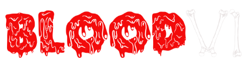 Logo escrita com a seguinte frase'Blood 6